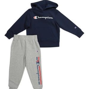 Champion little boys hoodie and jogger